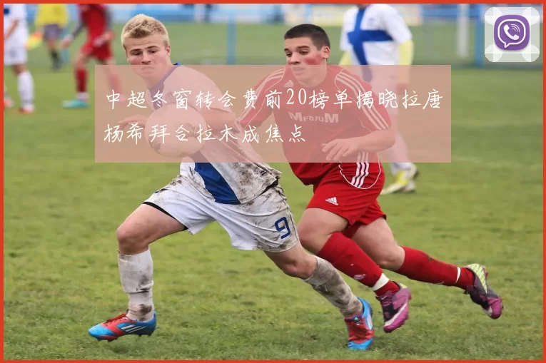 中超冬窗转会费前20榜单揭晓拉唐杨希拜合拉木成焦点