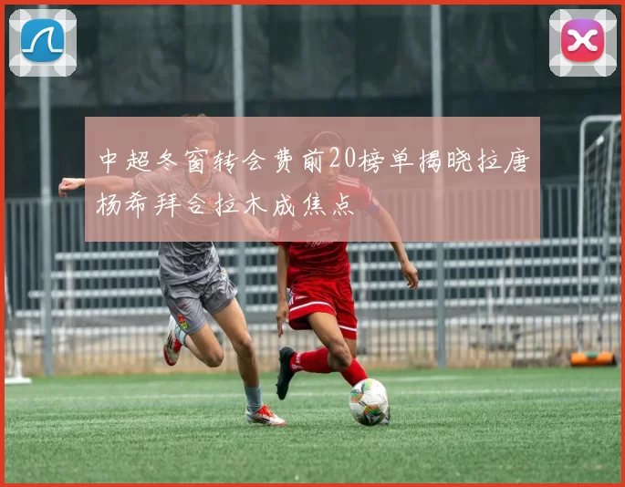 中超冬窗转会费前20榜单揭晓拉唐杨希拜合拉木成焦点