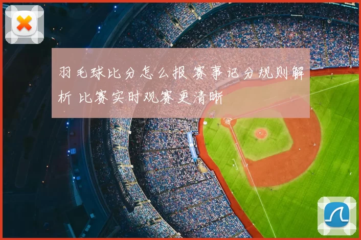 羽毛球比分怎么报 赛事记分规则解析 比赛实时观赛更清晰