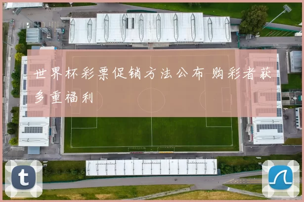 世界杯彩票促销方法公布 购彩者获多重福利