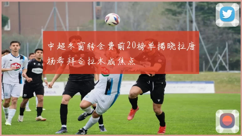 中超冬窗转会费前20榜单揭晓拉唐杨希拜合拉木成焦点